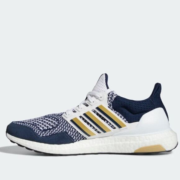 New Adidas Ultraboost 1.0 Georgia Tech Running Shoes White Blue HQ5882 Size 8 - Picture 2 of 7